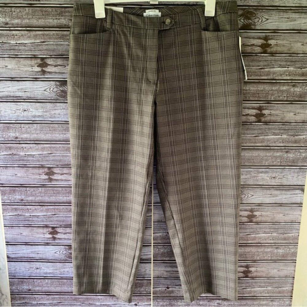 NWT Calvin Klein Women's Modern Fit Cropped Pants‎ Size 14